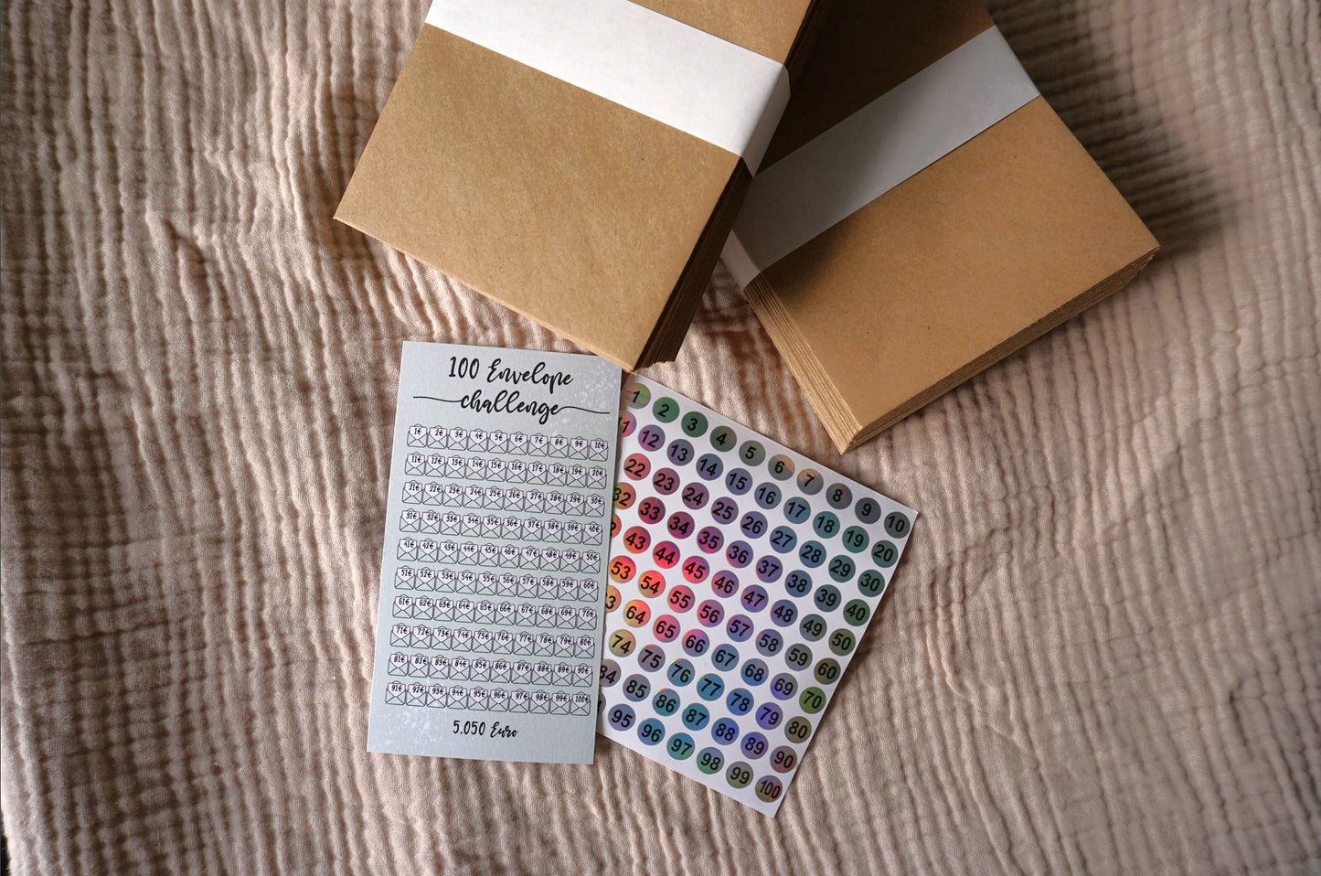 100 Envelope Challenge Box