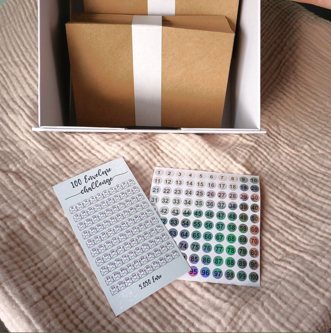 100 Envelope Challenge Box