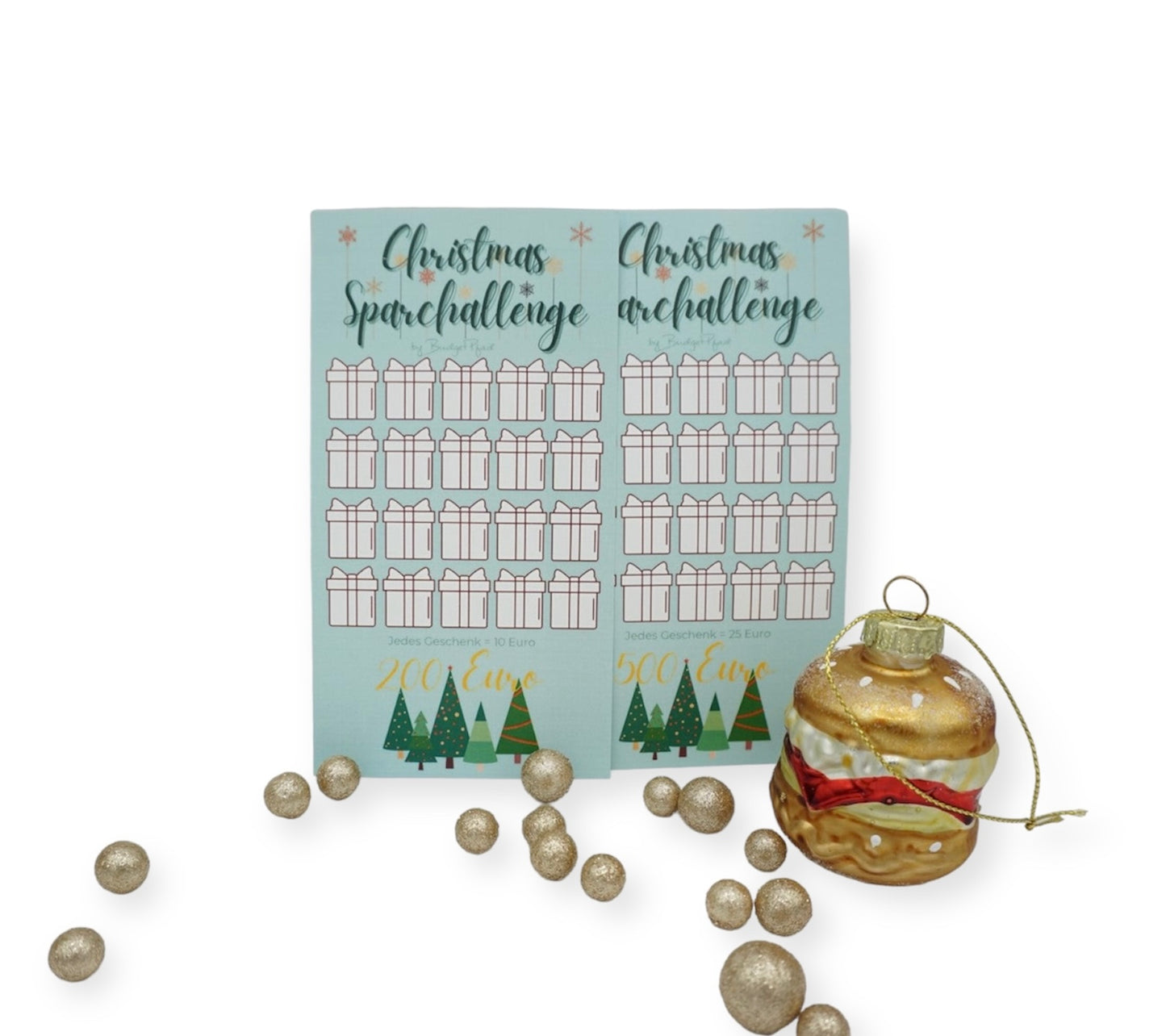 Christmas Sparchallenge 200 oder 500 Euro