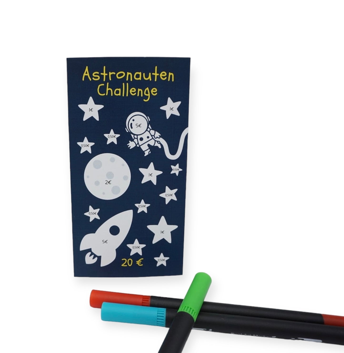 Astronauten Sparchallenge für Kinder