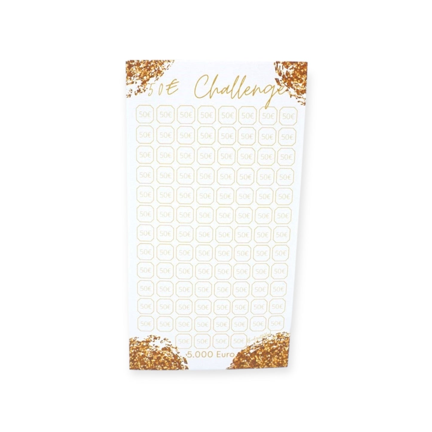 5, 10, 20 oder 50 Euro Sparchallenge