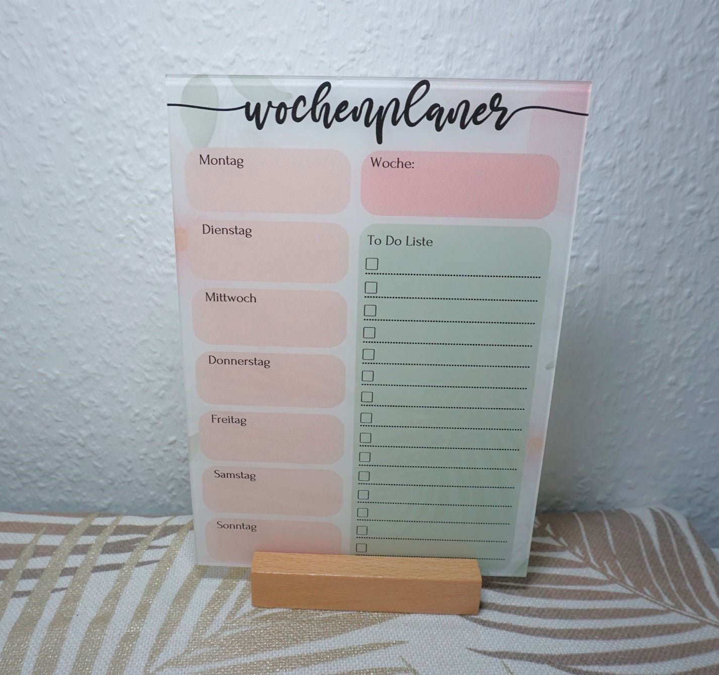 Wochenplaner Acryl