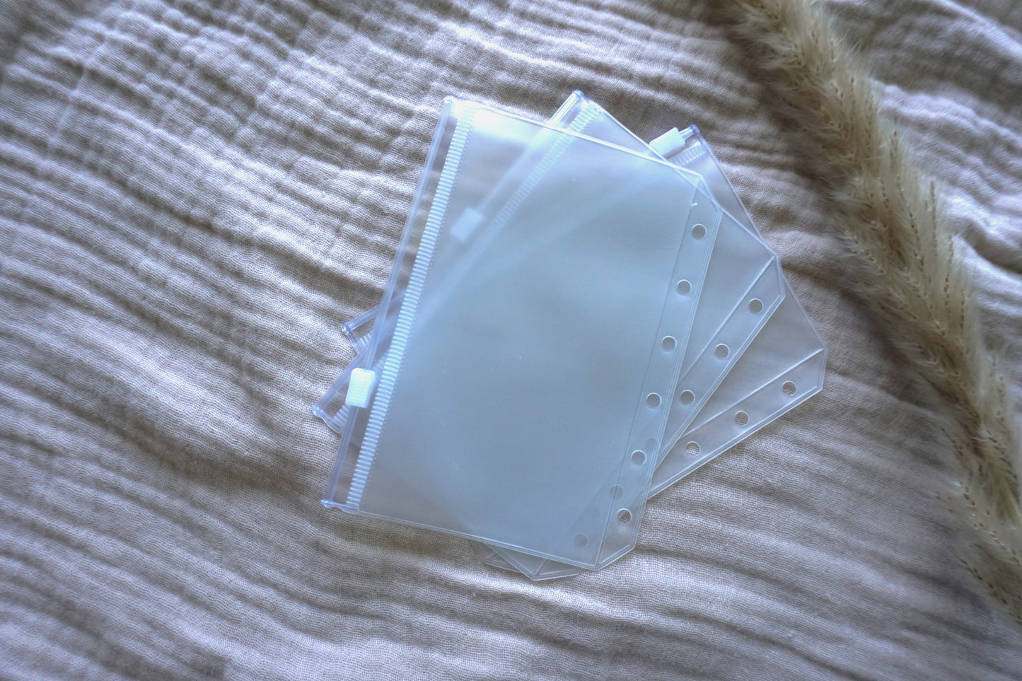 5er Set Zippertaschen/Umschläge A6