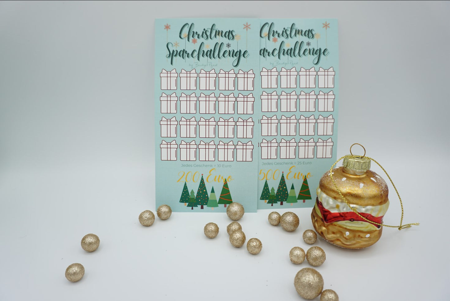 Christmas Sparchallenge 200 oder 500 Euro