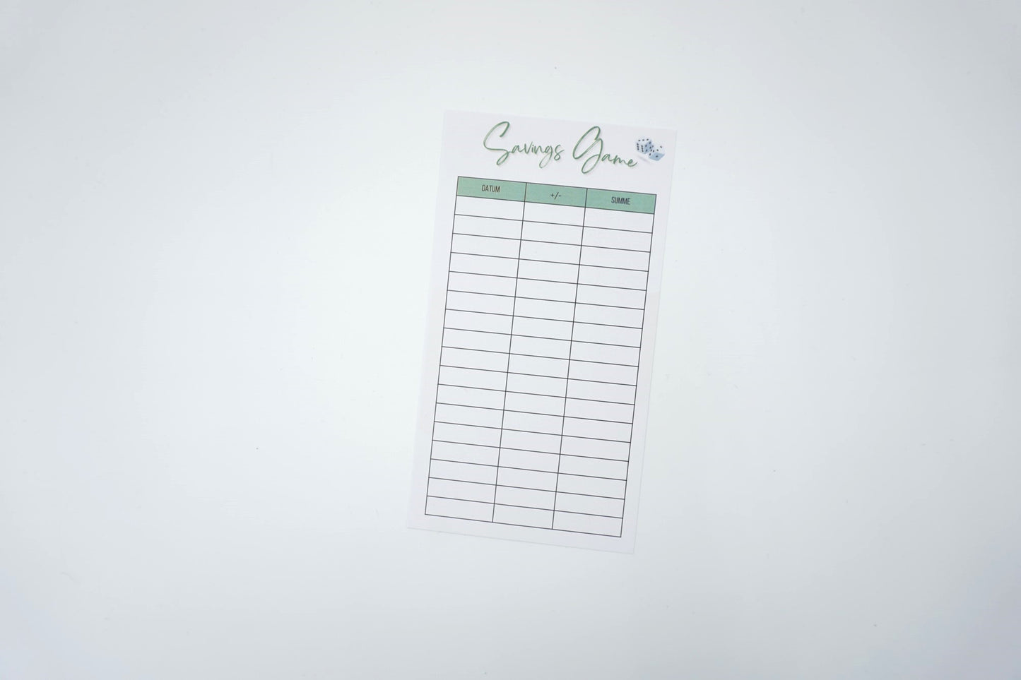 (Ersatz)Tracker Savings Game