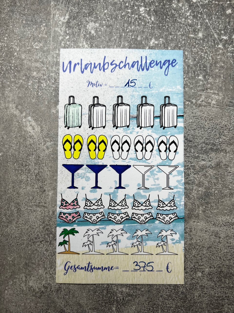 Urlaubssparchallenge
